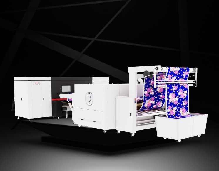 Digital fabric textile printing machine